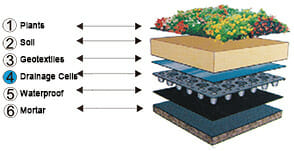 Drainage Board, Drainage Cells, Drainage Plates