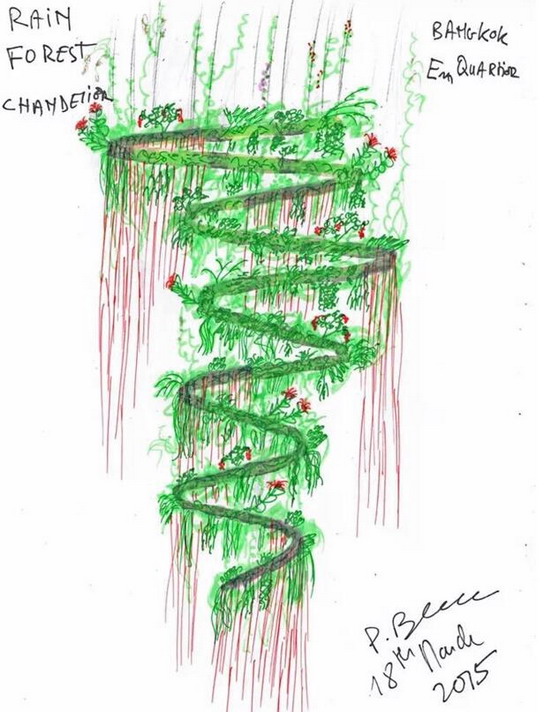 パトリックブランと彼の垂直庭園のデザイン