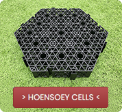 Cellules HOENSOEY, unités en nid d'abeilles de stockage d'eau de pluie ultra-peu profondes