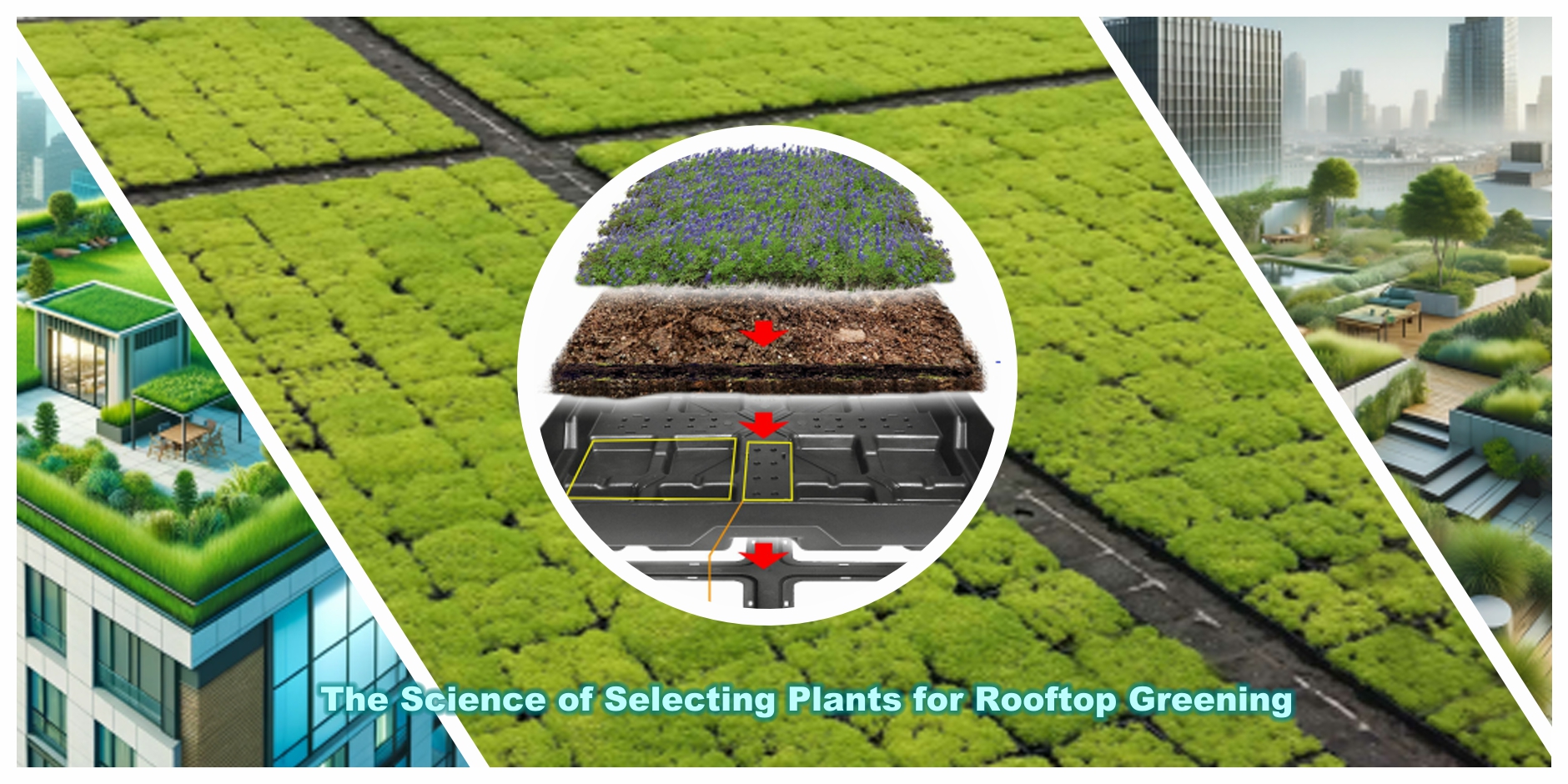 Explore the science behind choosing plants for rooftop greening and learn about the effectiveness of LEIYUAN's Green Roof Trays in fostering sustainable urban ecosystems.